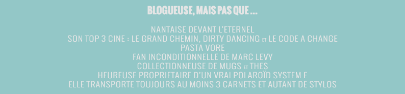Blogueuse, mais pas que ...